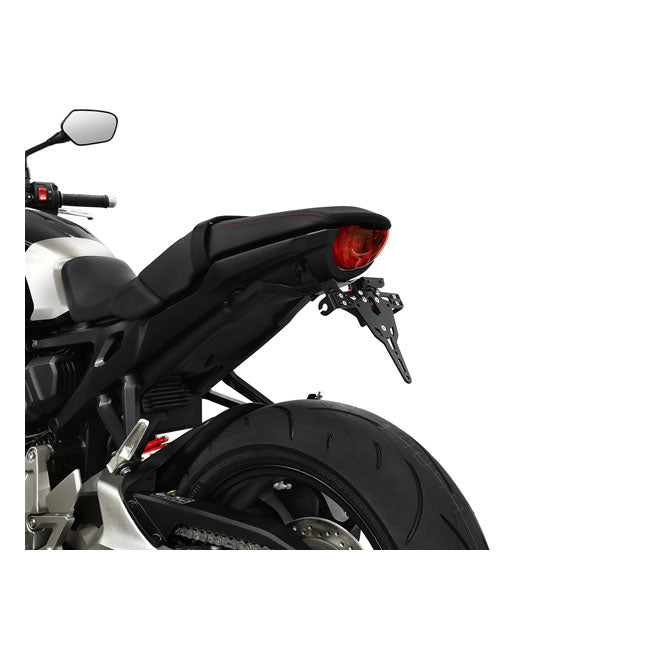 License Plate Bracket Pro Black For Honda: 18-20 CB 1000 R