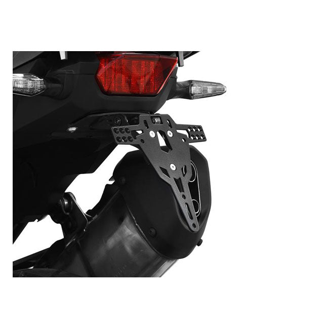 License Plate Bracket Pro Black For Honda: 18-19 CRF 1000 L Africa Twin