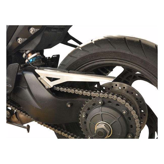 Chain Guard Silver For Honda: 08-17 CB 1000 R