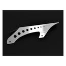 Chain Guard Silver For Honda: 87-00 XL600V Transalp / 00-07 XL650B Transalp / 08-13 XL700V Transalp / 88-99 XRV650 Africa Twin / 90-03 XRV750 Africa Twin