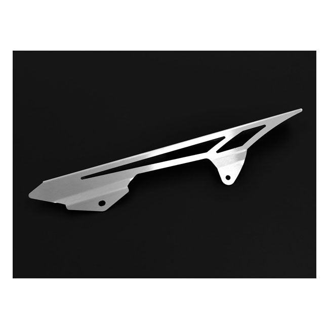 Chain Guard Silver For Suzuki: 99-08 SV 650 N/S / 00-04 GSF 600 / 05-16 GSF 650/S / 08-16 GSX 650F