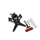 License Plate Bracket X-Line Black For Honda: 08-17 CB 1000 R
