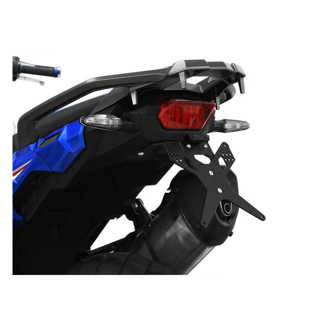 License Plate Bracket X-Line Black For Honda: 18-19 CRF 1000 L Africa Twin