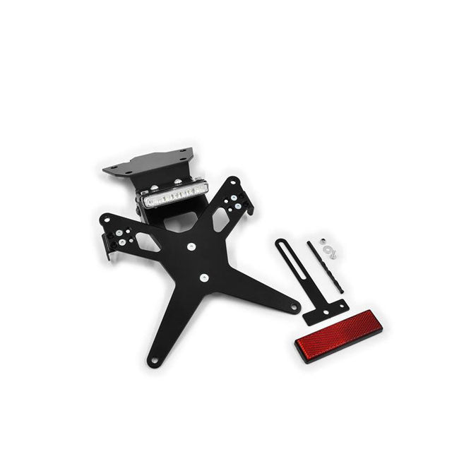 License Plate Bracket X-Line Black For Honda: 12-15 NC 700 / 14-15 NC 750 S / X