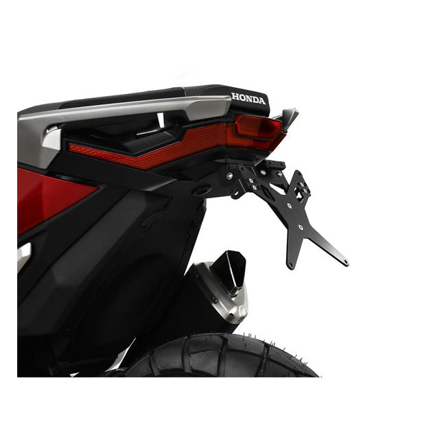 License Plate Bracket X-Line Black For Honda: 17-19 X-ADV
