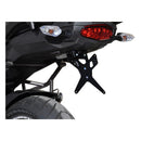 License Plate Bracket X-Line Black For Kawasaki: 12-16 Versys 1000