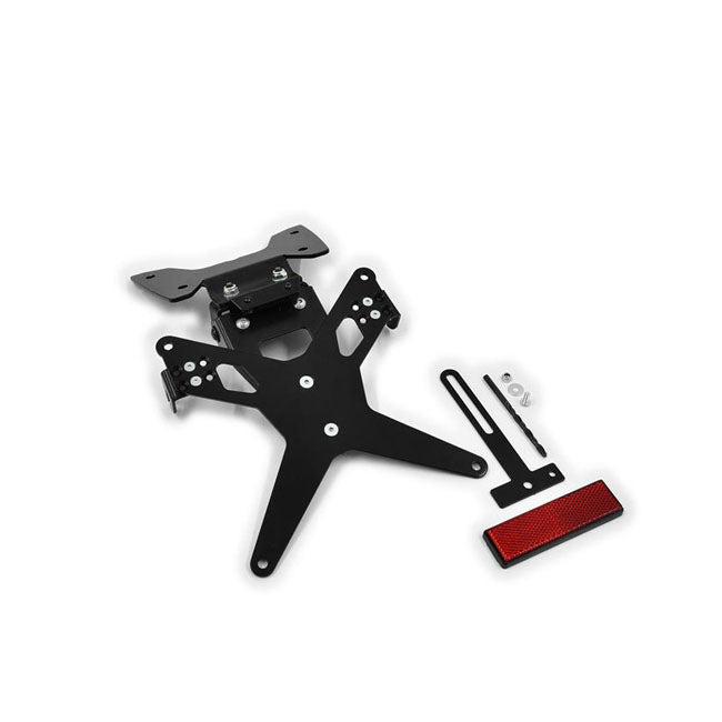 License Plate Bracket X-Line Black For Suzuki: 08-10 GSX-R 600