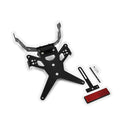 License Plate Bracket X-Line Black For Triumph: 06-12 Daytona 675 / R