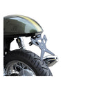 License Plate Bracket X-Line Black For Triumph: 01-06 Bonneville 800 / 05-15 Bonneville 865 / 04-15 Thruxton 900