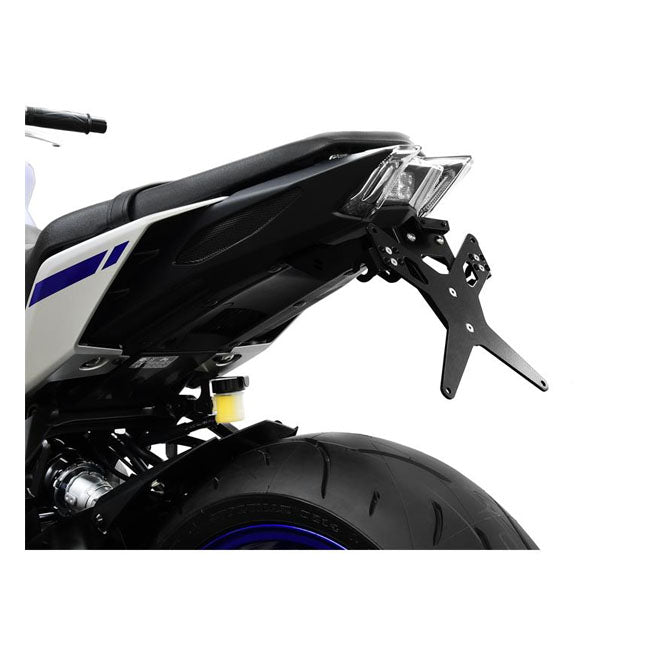 License Plate Bracket X-Line Black For Yamaha: 17-19 MT-09