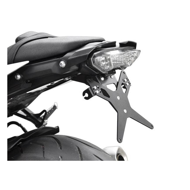 License Plate Bracket X-Line Black For Yamaha: 16-19 MT-10