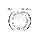 Plain Brake Shoes For Front: BMW : 69-76 R50/5/60/5/60/6/75/5
