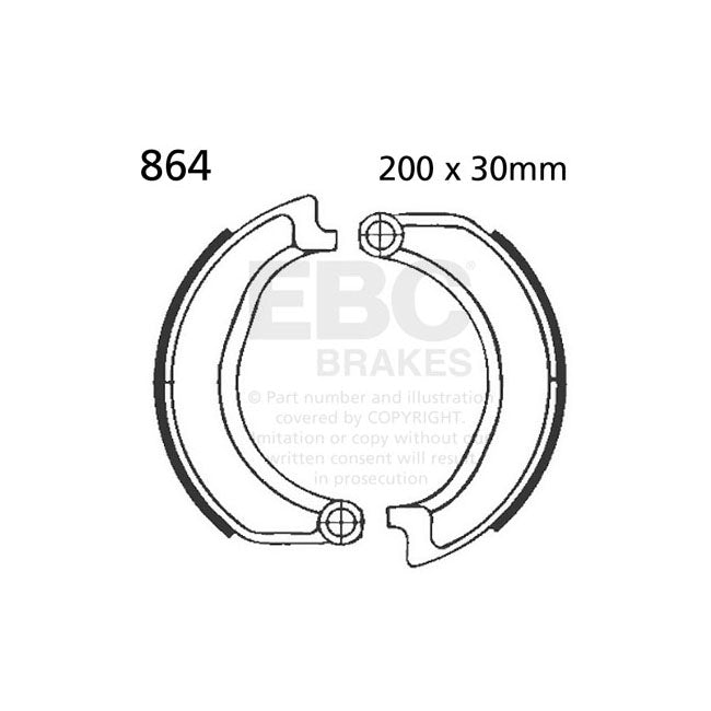 Plain Brake Shoes For Front: BMW : 69-76 R50/5/60/5/60/6/75/5