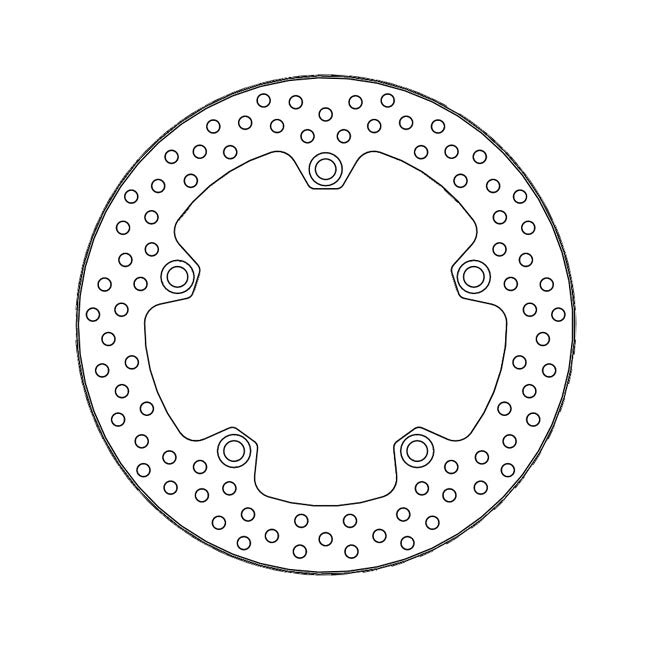 Halo Series Brake Rotor TUV Approved For Rear: Honda: 20-22 CRF 1100 L Africa Twin Adventure Sports