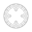 Halo Series Brake Rotor TUV Approved For Rear: Triumph: 21-22 Tiger 850 Sport