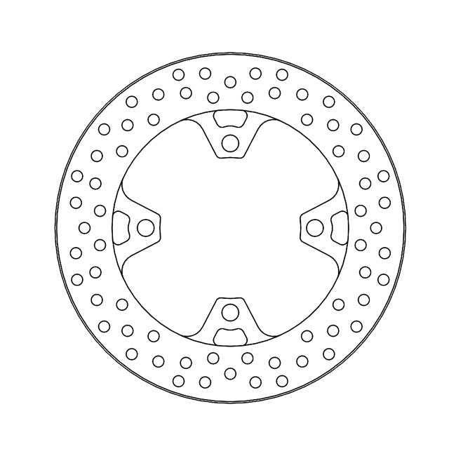Halo Series Brake Rotor TUV Approved For Rear: Honda: 20-22 CBR 1000 RR-R Fireblade