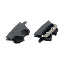 Head Bolt Bridge Cover Set Finned Black For 18-22 Softail