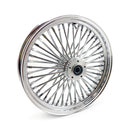 Radial 48 Fat Spoke Front Wheel DF Chrome - 3.50 X 18