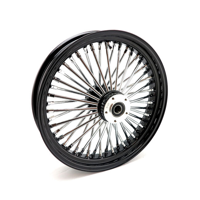 Radial 48 Fat Spoke Front Wheel DF Black - 3.50 X 18