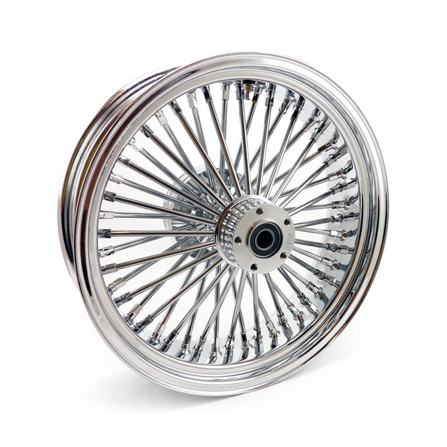 Radial 48 Fat Spoke Rear Wheel Chrome - 5.50 X 18 For 08-22 Touring