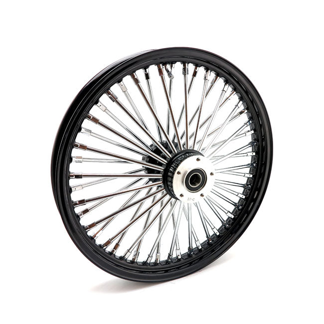 Radial 48 Fat Spoke Front Wheel DF Black - 2.15 X 19