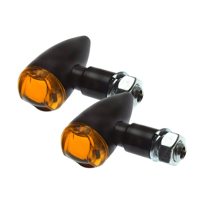 PB2 LED Turn Signals Black / Amber Lens