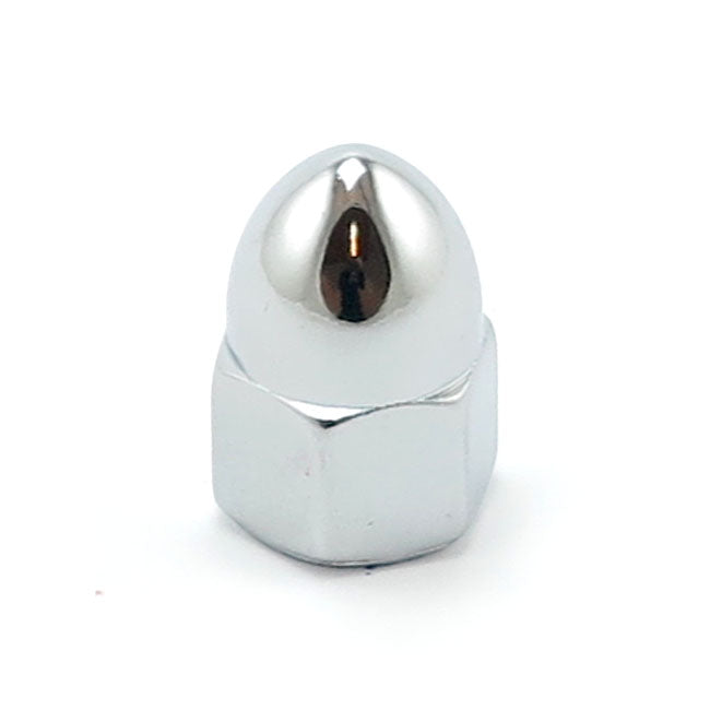 High Crown M12 X 1.25 Acorn Nuts Chrome