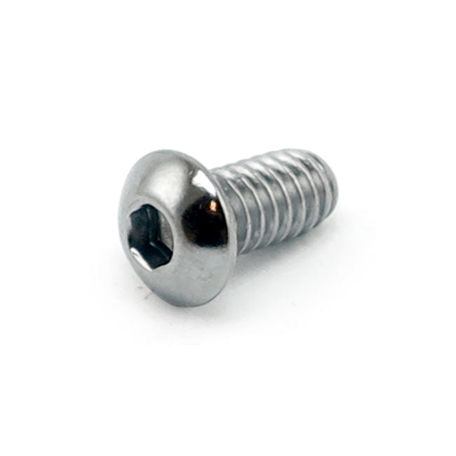 Button Head Allen Bolts Chrome - 1/2-20 X 4