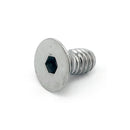 Flat Head Allen Bolts Chrome - 7/16-20 X 1-1/4