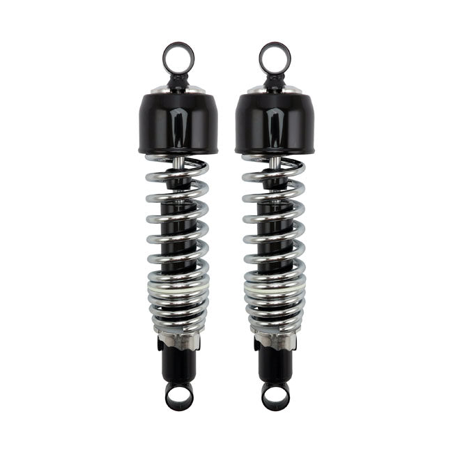 Shock Absorbers Black / Chrome For Honda: 78-82 CX500/C/D