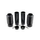 6 Pieces Fork Tube Cover Kit Gloss Black For 06-17 Dyna NU
