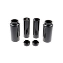 6 Pieces Fork Tube Cover Kit Gloss Black Inc Hardwares For 06-17 Dyna NU