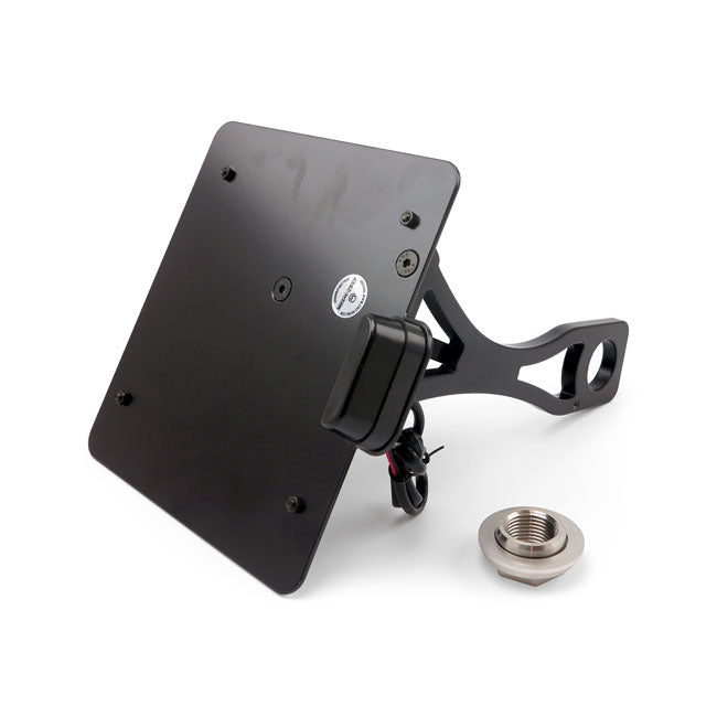 Side Mount License Plate Bracket Germany For 15-17 Dyna NU