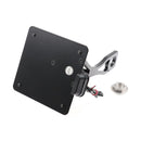 Side Mount License Plate Bracket Black Italy For 15-17 Dyna NU
