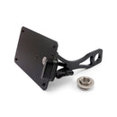 Side Mount License Plate Bracket Black France For 15-17 Dyna NU