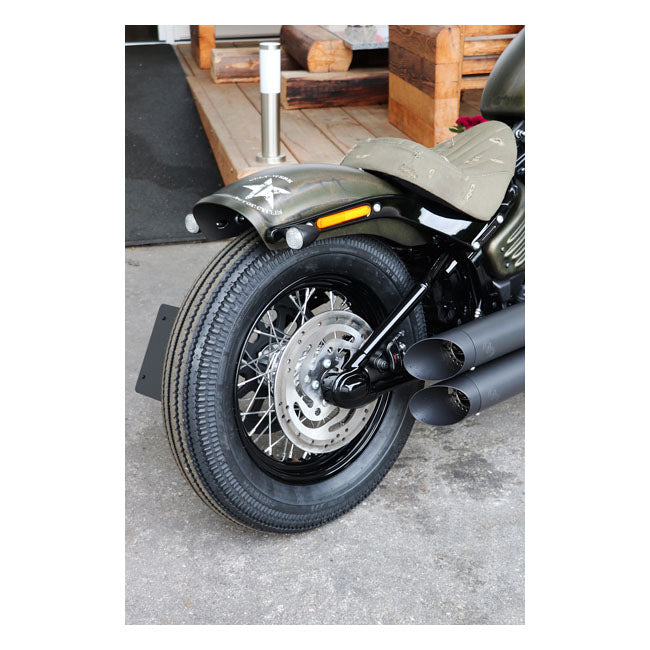 FXBB / S / FXST Rear Fender Oem Style Short Matt Black For Softail: 18-20 NU FXBB