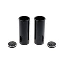 4 Pieces Fork Tube Cover Kit Gloss Black Logo