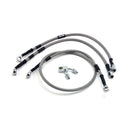 Stainless Clear Coated Front Brake Line For 2011 FLSTF Fatboy With ABS