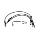 Stainless Clear Coated Front Brake Line For 11-14 FXSB Breakout With ABS