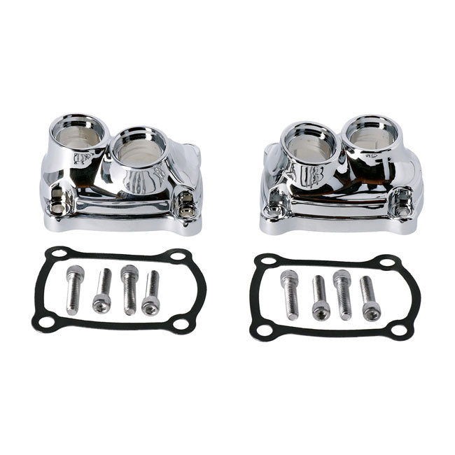 M8 Tappet Block Covers Chrome