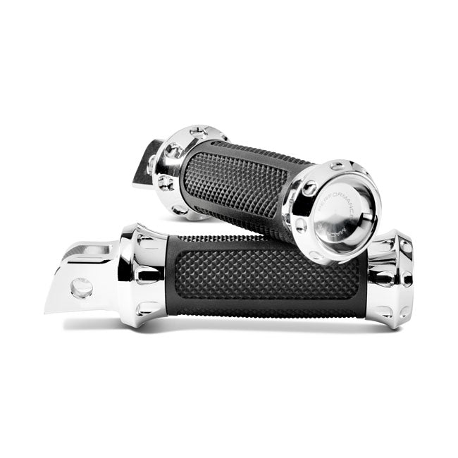 Overdrive Rider Footpegs Chrome