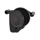 Mini 22 Degree Air Cleaner Kit All Black For Delphi Inj.: 01-15 Softail