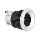 Velocity 90 Degree Air Cleaner Kit Chrome For 16-17 Softail
