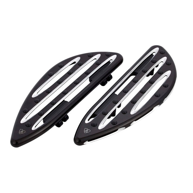 M8 Softail Deep Cut Rider Floorboards Black For 18-21 FL Softail With Rider Floorboards