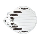 Teardrop Finned Air Cleaner Assembly Chrome For 18-22 Softail