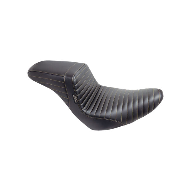 Kickflip Solo Seat Pleated For 18-20(NU)Softail FXLR Lowrider / 20-21 FXLRS Lowrider S / 18-21 FLSB Sport Glide