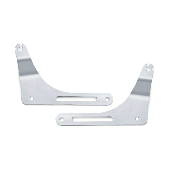 Mount Brackets For Multi-Purpose Backrest Chrome For 18-21 Softail FLFB/S Fat Boy, FXBR/S Breakout