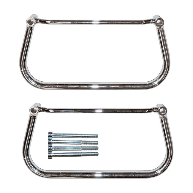 Saddlebag Holder Chrome For Suzuki: 05-up VL800 / Intruder C800 / Boulevard C50