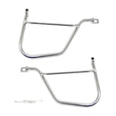 Saddlebag Holder Chrome For Kawasaki: VN 1500/1600 Mean Streak Models