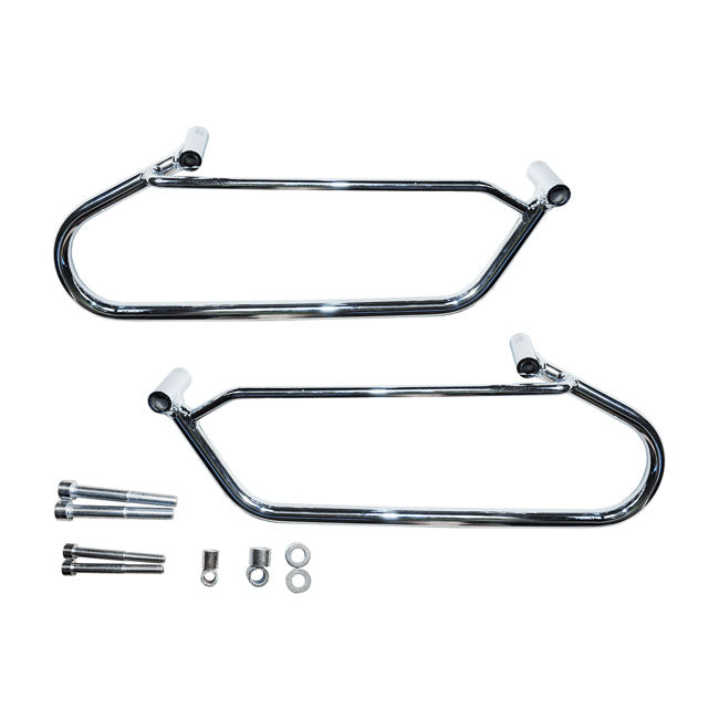 Saddlebag Holder Chrome For Honda: 04-09 VTX 1300C